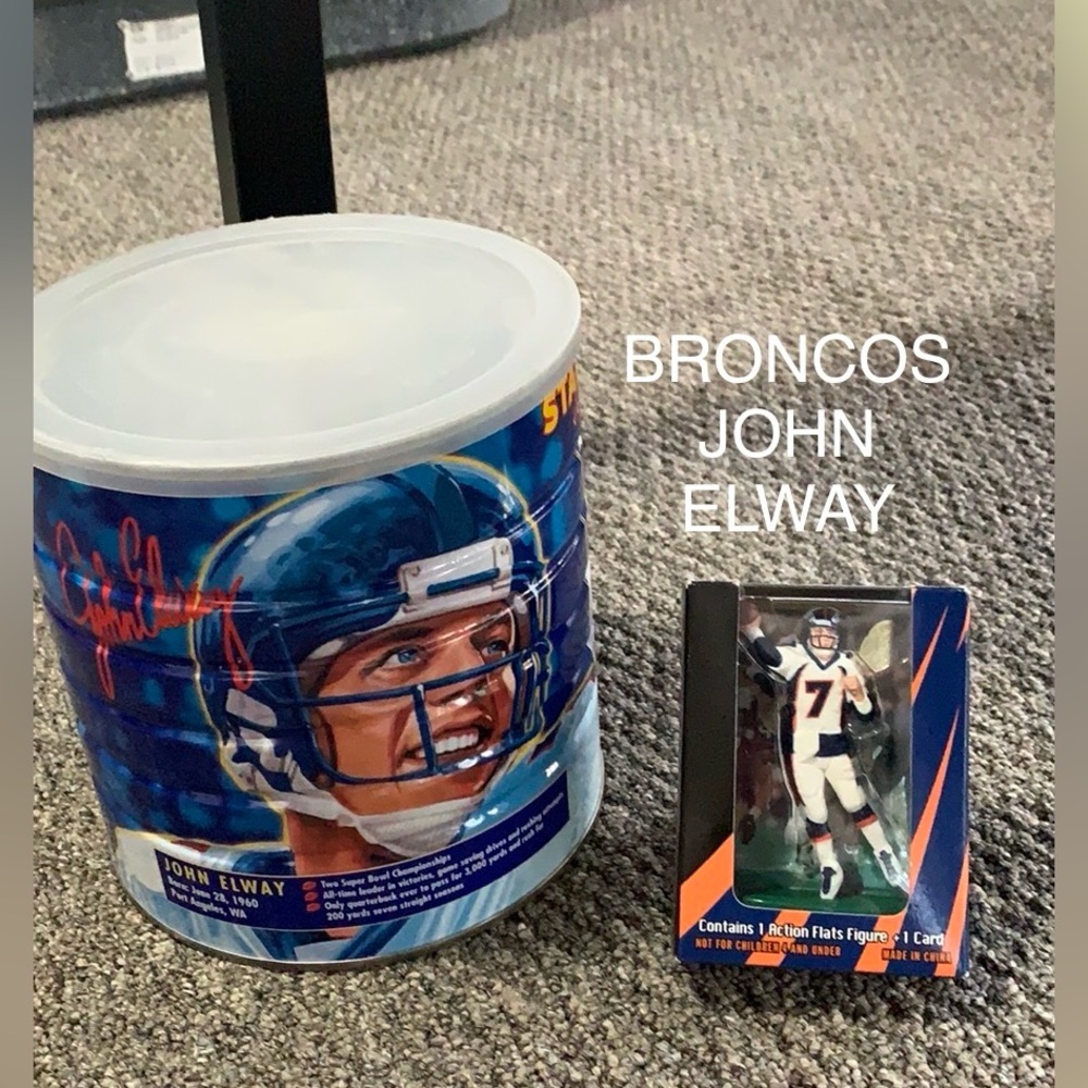 Denver Broncos RETIRED-VINTAGE JOHN ELWAY  Collectors items
